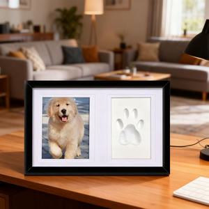 <span class=keywords><strong>Pet</strong></span> anıt çerçeve özel köpek kedi fotoğraf hatıra için ölü <span class=keywords><strong>Pet</strong></span> pençe baskı kiti ile - Product Image 5