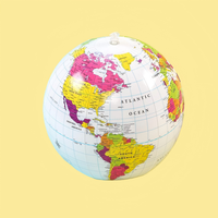Globe terrestre gonflable léger et pliable pour les cours de géographie scolaire