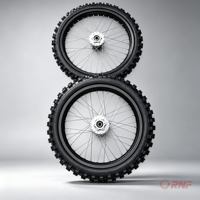 Kit de conversion de moyeu CNC pour modification de pneus de vélo électrique tout-terrain Surron Light Bee, roue avant 70/100-19, roue arrière 90/100-16, petite roue