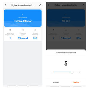 Датчик присутствия человека Tuya ZigBee MmWave, датчик микроволнового радиолокационного обнаружения, датчик движения PIR с креплением от яркости - Product Image 6