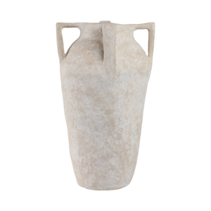 Vaso moderno alto e testurizzato con manici per soggiorno, vaso decorativo per fiori per camera da letto, ufficio, decorazioni per la casa - Product Image 4
