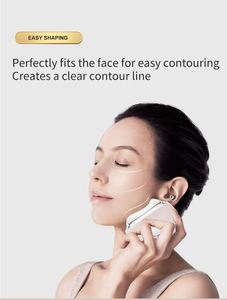 Cuidado DE LA PIEL Estiramiento facial Guasha Masajeador facial Dispositivo de belleza frío y caliente Máquina antiarrugas Suministros de esteticista Masajeador de belleza para el cuello - Product Image 5