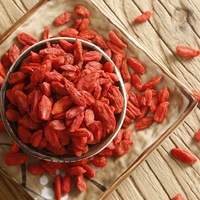 Baies de Goji Sucrées Séchées Biologiques de Qualité Supérieure Grade B du Ningxia, Vente en Gros, Faible Teneur en Sucre, Collation Saine