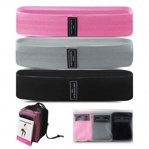 BSCI factory Exercise Adjustable Fitness Hip Fabric Resistance <b>Band</b> Set Custom Wholesale for Legs <b>Thigh</b> Glute Butt Squat <b>Bands</b> - Product Image 6