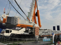 Grue mobile tout-terrain électrique de 450 tonnes, mini grue à tour à vendre, Zoomlion ZAT4500