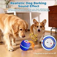 Jouet interactif pour animaux de compagnie, jouet interactif intelligent pour chien, Wicked Ball Rolly, mouvement automatique, rebondissant, rotatif, matériau E-TPU