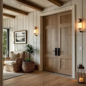 Chất lượng cao giá tốt Bảng điều khiển cách âm Shaker đôi cửa nhà văn phòng nhập cửa gỗ - Product Image 1