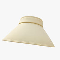 Sombrero de verano para mujer con protección solar, a rayas, de ala ancha, de seda helada, hueco, ajustable, para deportes al aire libre, PVC, venta al por mayor