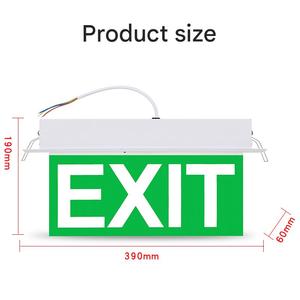 Dẫn lối ra dấu hiệu khẩn cấp ánh sáng, thương mại khẩn cấp <span class=keywords><strong>Exit</strong></span> chiếu sáng kết hợp cho kinh doanh, nhà hàng, thương mại, siêu thị - Product Image 2