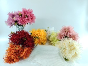 高品質な恒沃手作りの耐久性のある人工タンポポシルク、美しいカラフルな家の装飾、テーブルセッティング、卒業式、結婚式に - Product Image 1