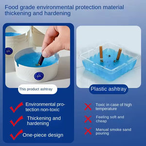 Cenicero de Papel Biodegradable con Diseño Anti-Cenizas, Ecológico y Autoextinguible con Gel - Product Image 3