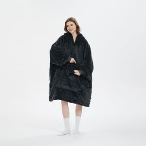 Sudadera de Sherpa de gran tamaño personalizada de fábrica, Sudadera con capucha eléctrica con calefacción personalizada de lana portátil - Product Image 4