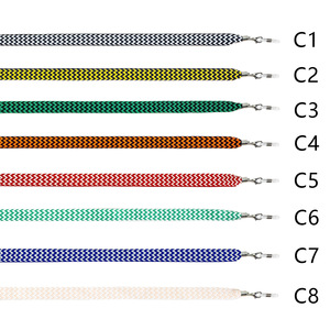 Chaîne de <span class=keywords><strong>lunettes</strong></span>/<span class=keywords><strong>cordon</strong></span> de masque/<span class=keywords><strong>cordon</strong></span> de <span class=keywords><strong>lunettes</strong></span> en sangle jacquard à motif ondulé, style INS transfrontalier, 1,5 cm, en polyester, <span class=keywords><strong>tendance</strong></span> coréenne - Product Image 3