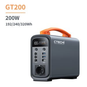 משלוח מהיר dc קל יציאת קמפינג גיבוי כוח אספקת פנס 200w פנס חשמל נייד תחנת סולארי - Product Image 3