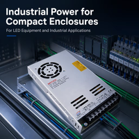 Alimentation industrielle à découpage LRS-350-48 à sortie unique 48V 7.3A 350W 90-132VAC/180-264VAC pour imprimante 3D CE