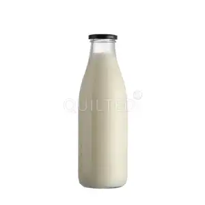 Jus personnalisé en gros 1000ml bouteille de boisson 1 litre bouteille de lait de jus à vendre