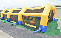Solution de terrain bon marché chasse à la cible mur de tir CS jeu de tir équipement tactique nxl arène de paintball gonflable