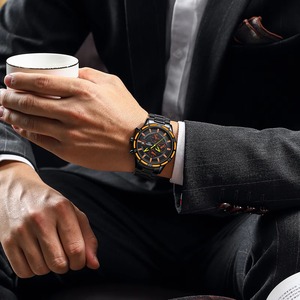Reloj de Lujo para Hombre Drioshipping 2568, Ultrafino, Cronógrafo de Cuarzo, Resistente al Agua, con Caja de Acero Inoxidable - Product Image 6