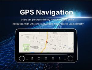 Borda android navegação grande tela 10.25 polegadas, universal máquina navegador tela única eixo máquina veículo jogar - Product Image 4