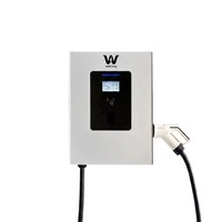 Solución de Carga para Vehículos Eléctricos 2026: Estación de Carga de Pared de Doble Conector (Dual Gun) OEM de 7KW-40KW para Uso Comercial y Doméstico