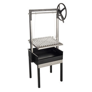 Urban Santa Maria Argentina BBQ Grill Machine Acier Métal Parrilla Asado <span class=keywords><strong>Brasero</strong></span> Usage Domestique Chariot Charbon De Bois Carburant Cuisson Cuisson - Product Image 4
