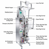 Machine d'emballage de sacs haute efficacité en promotion, ensacheuse automatique de pesage, de remplissage et de scellage pour granulés de tisanes et aliments secs