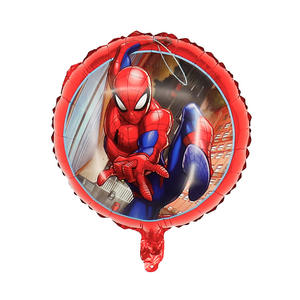 Ballons en aluminium Spiderman de 18 pouces, fournisseur de ballons de super-héros, décorations d'anniversaire et de fête prénatale pour enfants, nouveauté - Product Image 4