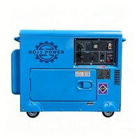 Générateur diesel de secours, 5/10/20KVA silencieux et portable, démarrage automatique, ATS à distance, AVR, 110V/220V/440V 50/60Hz, utilisation domestique et extérieure