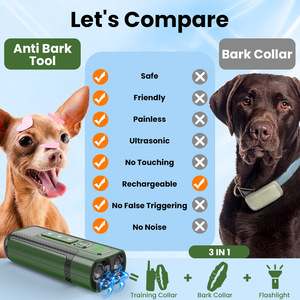 Dispositif <span class=keywords><strong>anti</strong></span>-<span class=keywords><strong>aboiement</strong></span> ultrasonique pour chiens, dissuasion par choc électrique, <span class=keywords><strong>portée</strong></span> extérieure de 23 pieds, répulsif pour chiens - Product Image 5