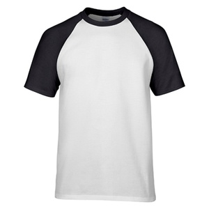 เสื้อยืดคอกลมสีพื้นสไตล์ลำลองสำหรับผู้ชาย ผ้าฝ้าย 100% แห้งเร็ว แขนเสื้อแบบแร็กแลน ทรงปกติ ไม่ยับ - Product Image 3