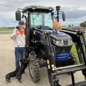 25-50 حصان <span class=keywords><strong>4</strong></span> wd cab 4x4 المدمجة لودر حفار bekas جرارات صغيرة مع تركس ذو تحميل أمامي TZ03D - Product Image 6