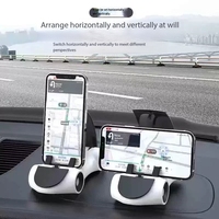 Support de téléphone pour voiture, support de navigation en voiture, support créatif multifonctionnel universel pour véhicule, fixation par clip en ABS, portable