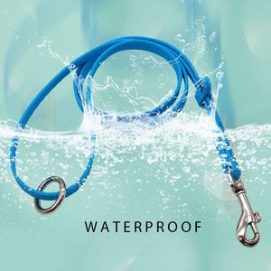 Laisse pour chien Muker de luxe multifonctionnelle, imperméable, en PVC souple, rubans solides en sangle, vente en gros, colorée et confortable - Product Image 5