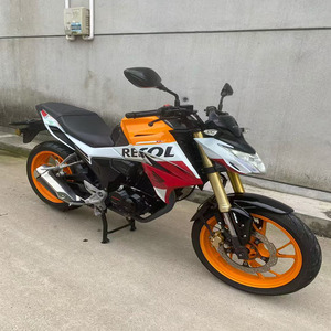 Motocicletta a Benzina di Seconda Mano, Haojue Disuang <span class=keywords><strong>190</strong></span> di Alta Gamma con Freno a Disco, Avviamento Elettrico <span class=keywords><strong>e</strong></span> a Pedale, Portapacchi Pieghevole Grande - Product Image 5