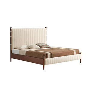 Meubles de chambre à coucher KMJ, style vintage américain antique, <span class=keywords><strong>lit</strong></span> en <span class=keywords><strong>bois</strong></span> de 1,8 m, <span class=keywords><strong>lit</strong></span> double, tête de <span class=keywords><strong>lit</strong></span> capitonnée, <span class=keywords><strong>lit</strong></span> en <span class=keywords><strong>bois</strong></span> Queen - Product Image 6