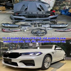 El kit de carrocería mejorado para parachoques es compatible con los modelos <span class=keywords><strong>BMW</strong></span> Serie 5 F10, F18, G30 de 2011 a 2017 y el parachoques M5 modificado. - Product Image 5