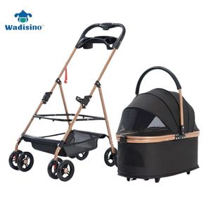 3 trong 1 đa chức năng có thể tháo rời vật nuôi xe đẩy với 4 bánh xe một cú nhấp chuột gấp vật nuôi du lịch vận chuyển lưu trữ Giỏ xe chỗ ngồi - Product Image 1