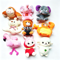 Jouets en peluche pour machine à griffes d'usine, poupées en peluche de 20 cm pour machine à griffes, jouets en peluche animaux à suspendre pour distributeur automatique