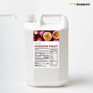 Jarabe de Maracuyá en Botella de 5 kg, Halal, HACCP, Vegetariano, para Té de Burbujas, Tiendas de Té con Leche, OEM, ODM - Product Image 1