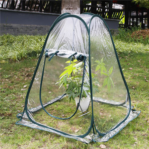 Serre de jardinage familiale en plastique transparent pliable, mini-verrière, abri de balcon, couverture de jardin pour la culture de semis et de plantes - Product Image 2