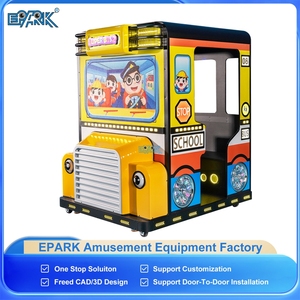 Le parc à thème d'autobus scolaire superbe d'enfants monte <span class=keywords><strong>des</strong></span> <span class=keywords><strong>jeux</strong></span> d'arcade de machine de jeu à pièces - Product Image 5