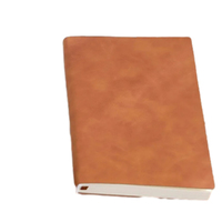 Produit promotionnel de vente chaude couverture en cuir souple motif en peau de mouton papeterie d'affaires A6/A5/B5 taille cahier de bureau
