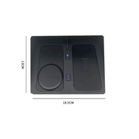 Chargeur sans fil pour voiture 15W, panneau de charge rapide pour téléphone, adaptateur pour console centrale, accessoires pour Toyota Sienna 2022