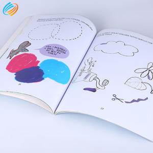 Diseño libre de Shenzhen de impresión de los niños libro de papel de dibujo con lápices de colores - Product Image 4
