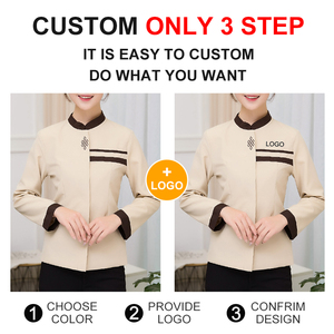 Uniformes de Trabajo de Limpieza con Logotipo Personalizado, Ropa de Trabajo <span class=keywords><strong>para</strong></span> Servicio de Habitaciones de Hotel, <span class=keywords><strong>Personal</strong></span> de Limpieza de Propiedades - Product Image 6