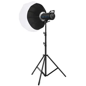 PULUZ 150W 3200K-5600K Studio Video Light + 2.8m Light Holder + 65cm Foldable Lantern Soft box Photography Kit