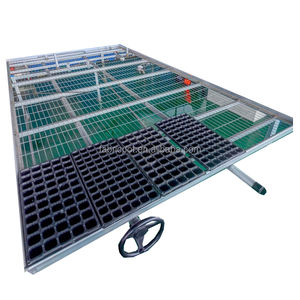 Invernadero Comercial para Cultivo de Semillas, Bandeja de Flujo y Reflujo de 4x8 Pies, Tecnología y Equipo Moderno para Viveros - Product Image 1