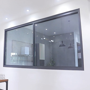 Hot Bán Nhôm Khung Trượt Widows Với Đôi Pane Kính Cử<span class=keywords><strong>a</strong></span> Sổ Trượt Cho Khu Dân Cư - Product Image 5