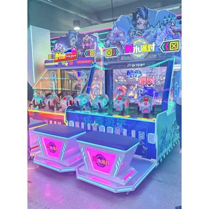 เครื่องเล่นเกมยิงน้ำแบบอินเทอร์แอคทีฟ 4 หัวฉีด รุ่น Hot Sale Splash Party ใช้เหรียญแลกของรางวัล เหมาะสำหรับศูนย์เกม - Product Image 5