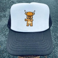 En gros, Patch brodé mignon de vache des Highlands, badge personnalisé de taureau écossais, applique thermocollante pour vêtements, sacs, chapeaux, DIY